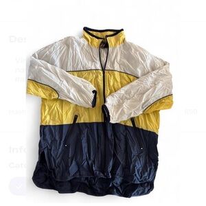 Vintage 90’s Olympics Windbreaker in Yellow, White, and Blue